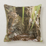 FishingCat004 Throw Pillows