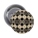 Fishnet Faces Pins