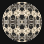 Fishnet Faces Sticker