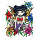 Fishnets And Flowers goth fairy Shirt shirt