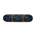 Fish's own graffiti skate board skateboards