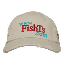 FishTs Embroidery Site Logo embroidered hats by FishTsdotcom FishTs Embroidery Site Logo embroidered hats