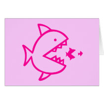 Fishy Business - Pink Greeting Card