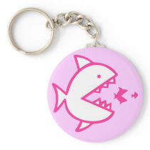 Fishy Business - Pink Key Chain