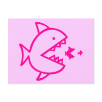 Fishy Business - Pink Postcards