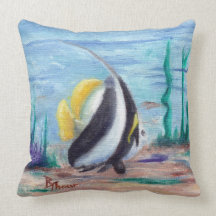 Fishy Fishy Throw Pillows