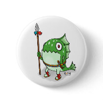 Fishy Soldier buttons
