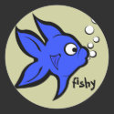 Fishy stickers by kklawiter Fishy stickers
