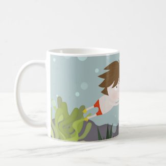 Fishy visit mug