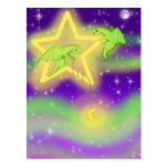 Fising for stars post card
