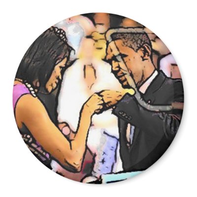 Fist Bump Magnet by ObamaRama