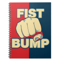 Fist Bump Spiral Notebook