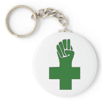 Fist Cross Anarchy Symbol Anarchist Anarchism Key Chain