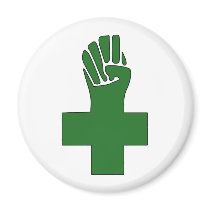 Fist Cross Anarchy Symbol Anarchist Anarchism Magnet