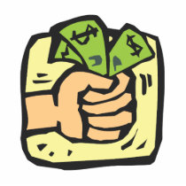 Fist full of money photo sculptures