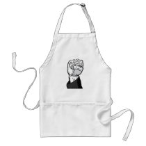 fist in the air aprons by mike3488 fist in the air aprons