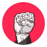 fist in the air stickers