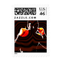 fists of fire. postage stamps