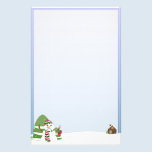 Fisty the Snowman Stationery stationery