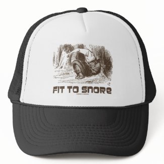 Fit To Snore Red King Snoring Sleeping Wonderland hat