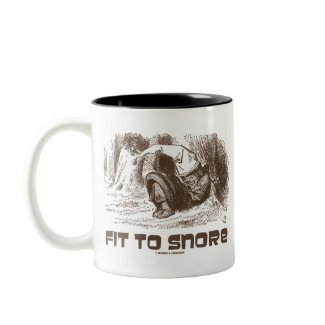 Fit To Snore Red King Snoring Sleeping Wonderland mug