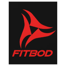 FITBOD red fitness logo flyers