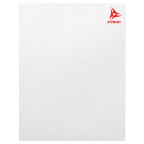 FITBOD red fitness logo Letterhead Design