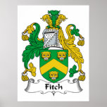 Fitch Family Crest Poster
