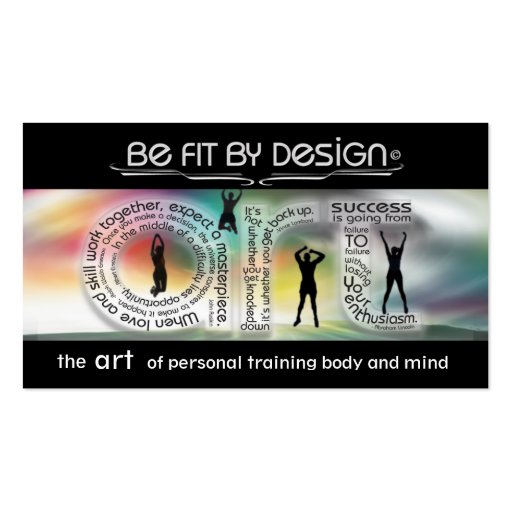 Fitness Business Card (front side)