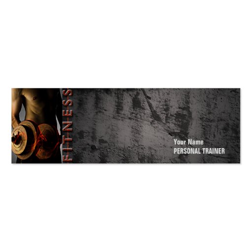 Fitness - Business Card (front side)