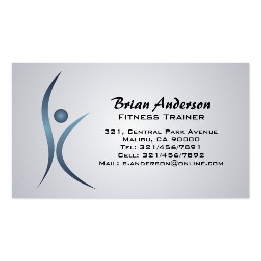 Fitness - Business Cards