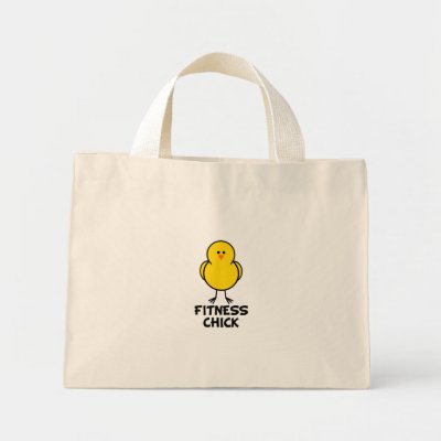 Fitness Chick Canvas Bags