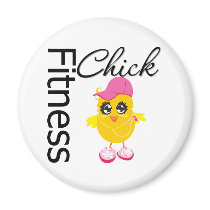 Fitness Chick Magnets