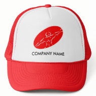 Fitness Customizable Hat - Red hat