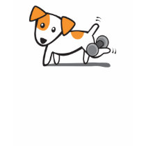 fitness dog weight training t-shirts