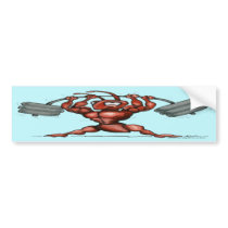 Fitness Dude bumper stickers by FunGraphix Fitness Dude bumper stickers