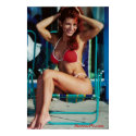 Fitness Girl Poster posters