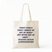 Fitness Goals bags by Power2BThin Fitness Goals bags