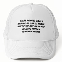 Fitness Goals hats by Power2BThin Fitness Goals hats
