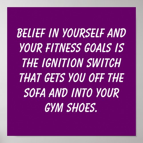 Fitness Goals print