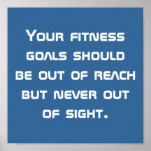 Fitness Goals Poster