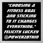 Fitness Goals Poster