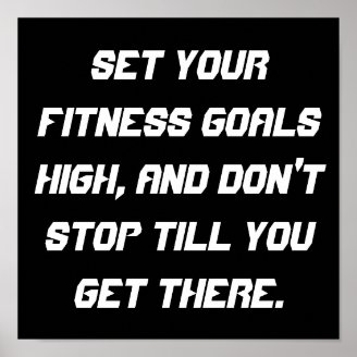 Fitness Goals Print