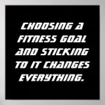 Fitness Goals Posters