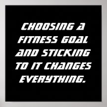 Fitness Goals Posters