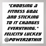Fitness Goals Posters