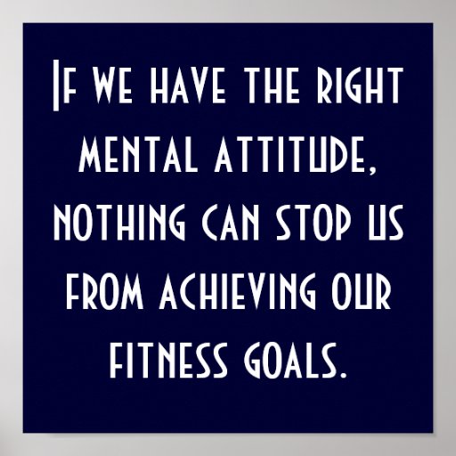 Fitness Goals Print