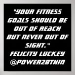 Fitness Goals Print