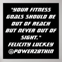 Fitness Goals Print