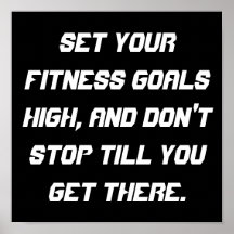 Fitness Goals Print